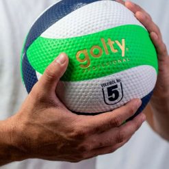 Alternative view of Balon de Voleibol Profesional Golty Tributo N°5 Verde Azul