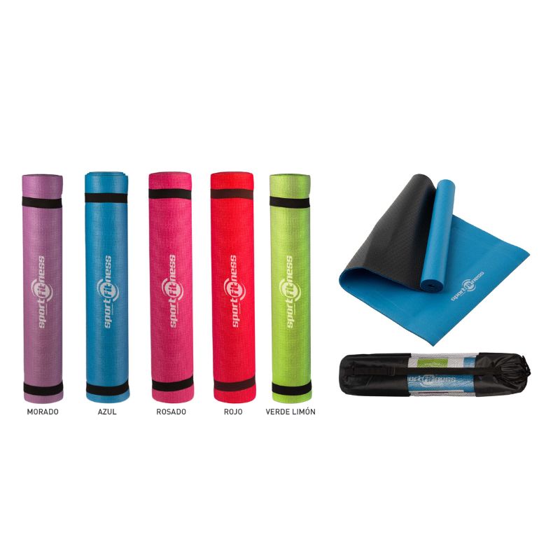 Colchoneta Mat de Yoga Doble faz Sportfitness