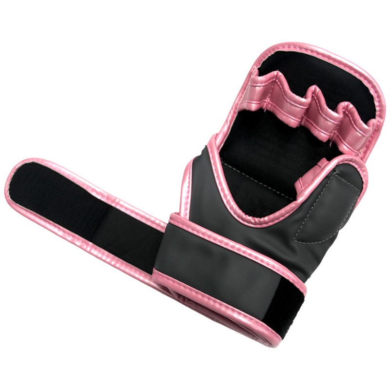 Guante Tipo MMA 4 OZ BG-001 Negro Rosa - Image 3