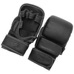 Alternative view of Guante Tipo MMA 4 OZ BG-001 Negro Gris