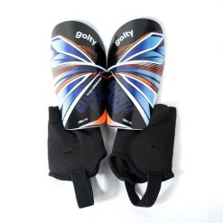 Canilleras Profesionales Golty Tributo Azul Naranja