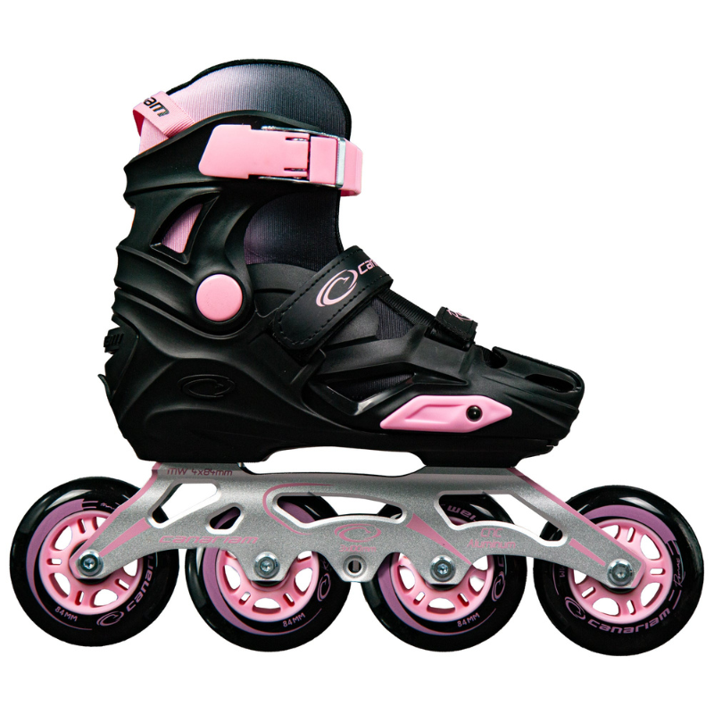Patines Canariam Romax Negro Rosado