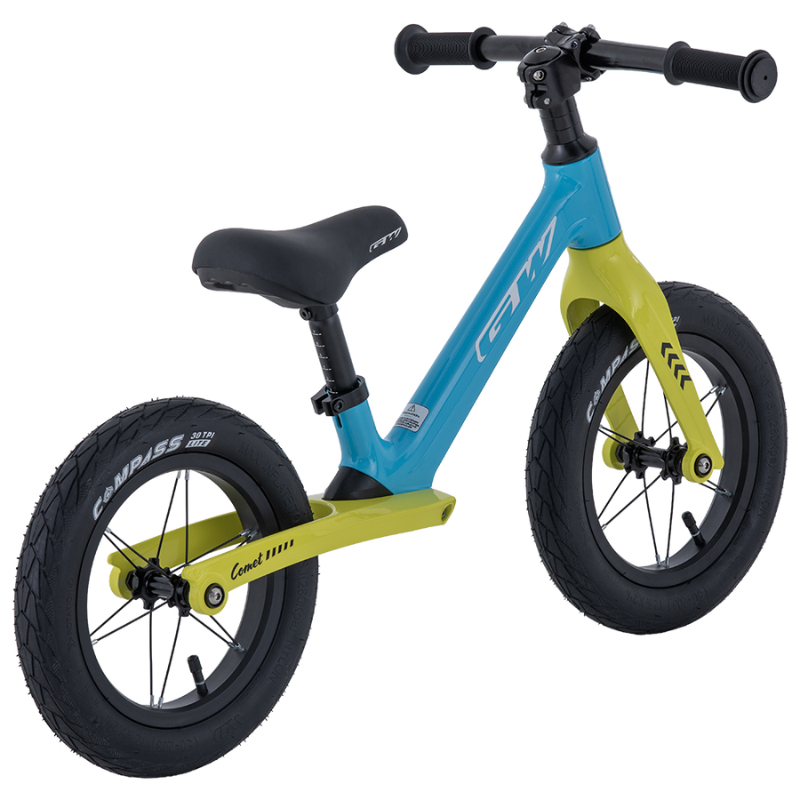 Bicicleta Magnesio Impulso Balance Comet Elastoshock Gw Amarillo Azul - Image 3